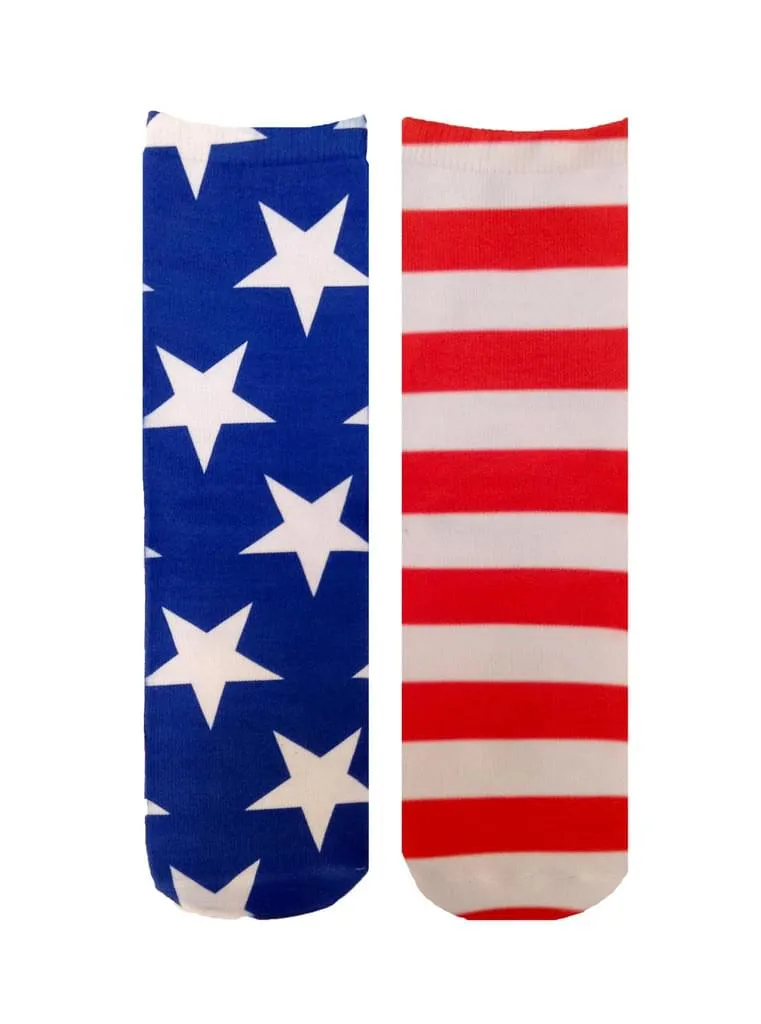 Unisex Stars & Stripes Crew Socks