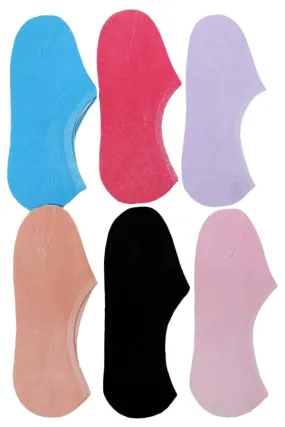 Vibrant No-Show Anti-Slip Low Cut Footie Socks