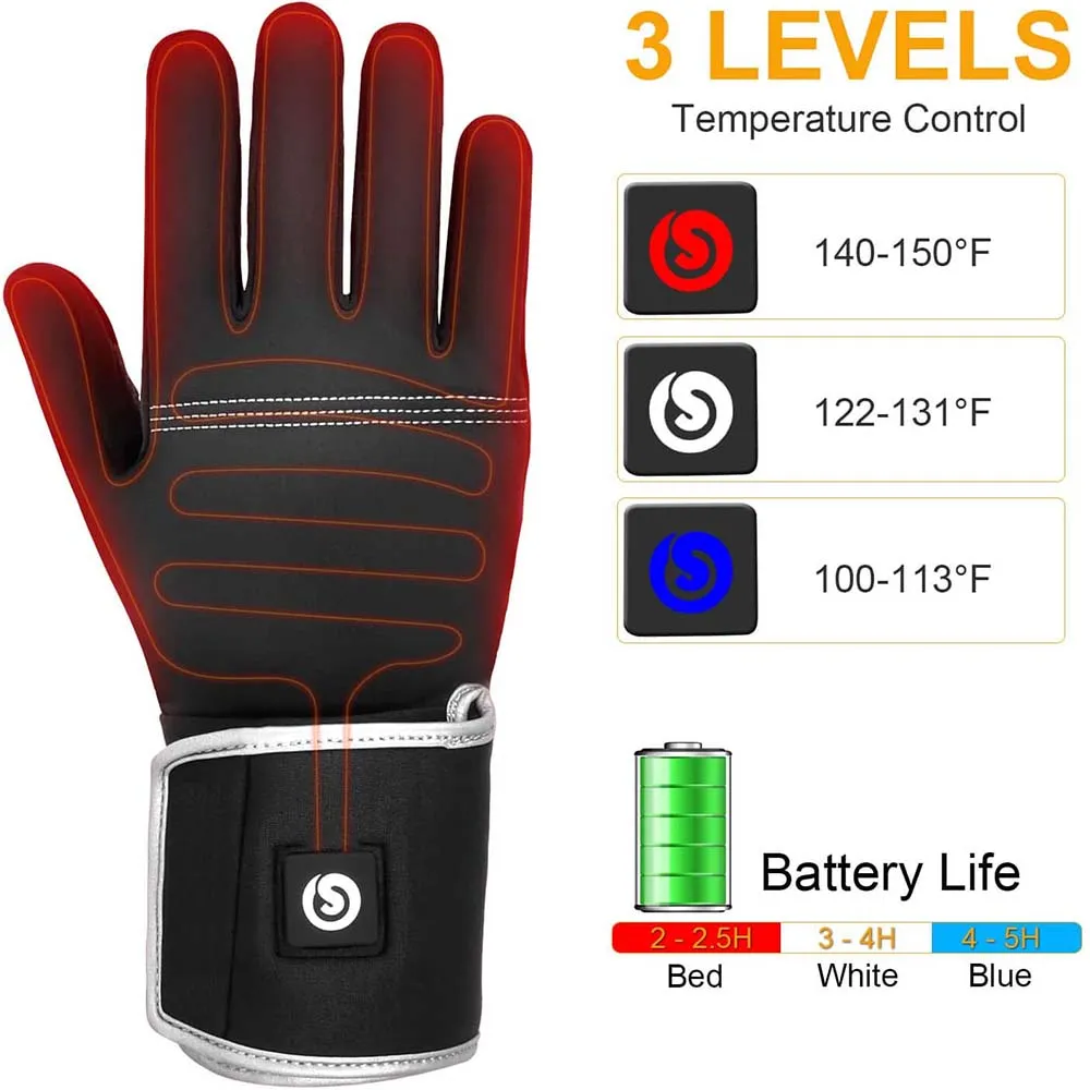 Warming Gloves - Battery Heated for Outdoor Use