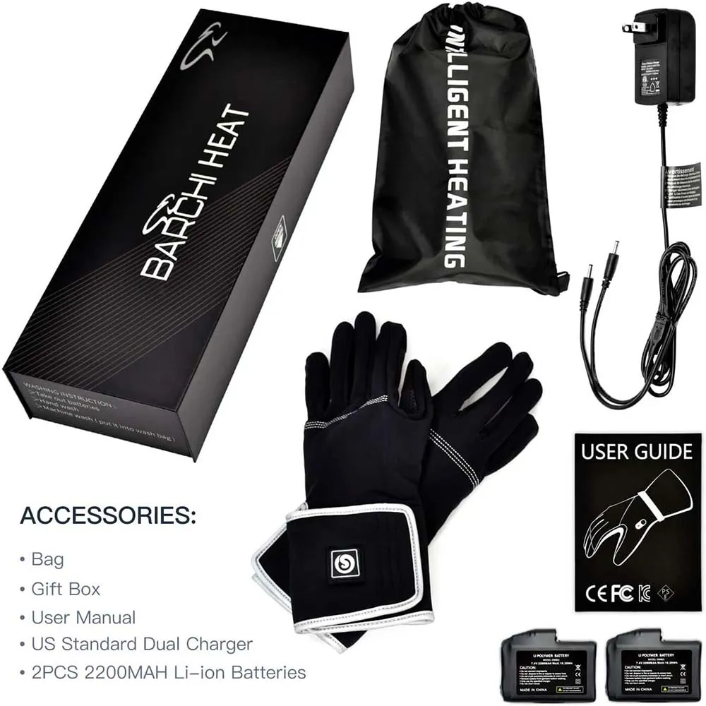 Warming Gloves - Battery Heated for Outdoor Use