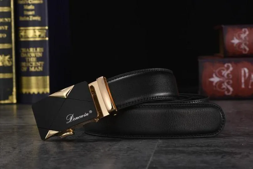 West Louis™ Cowskin Genuine Luxury Leather Belt